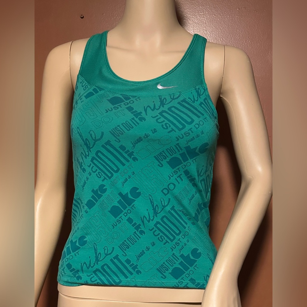 NWT Nike Green Trainer Tank Top Just Do It Women’s XS - Picture 1 of 5